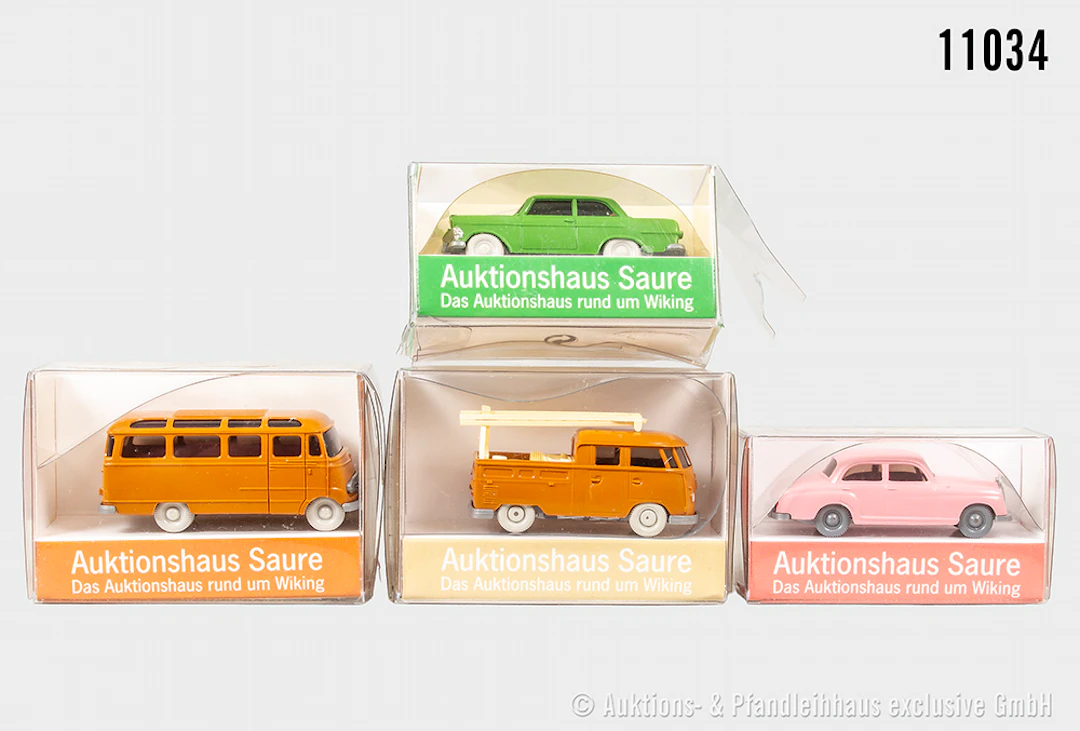 Wiking H0 "Retro-Serie Saure" Modelle "80.Auktion September 2014"