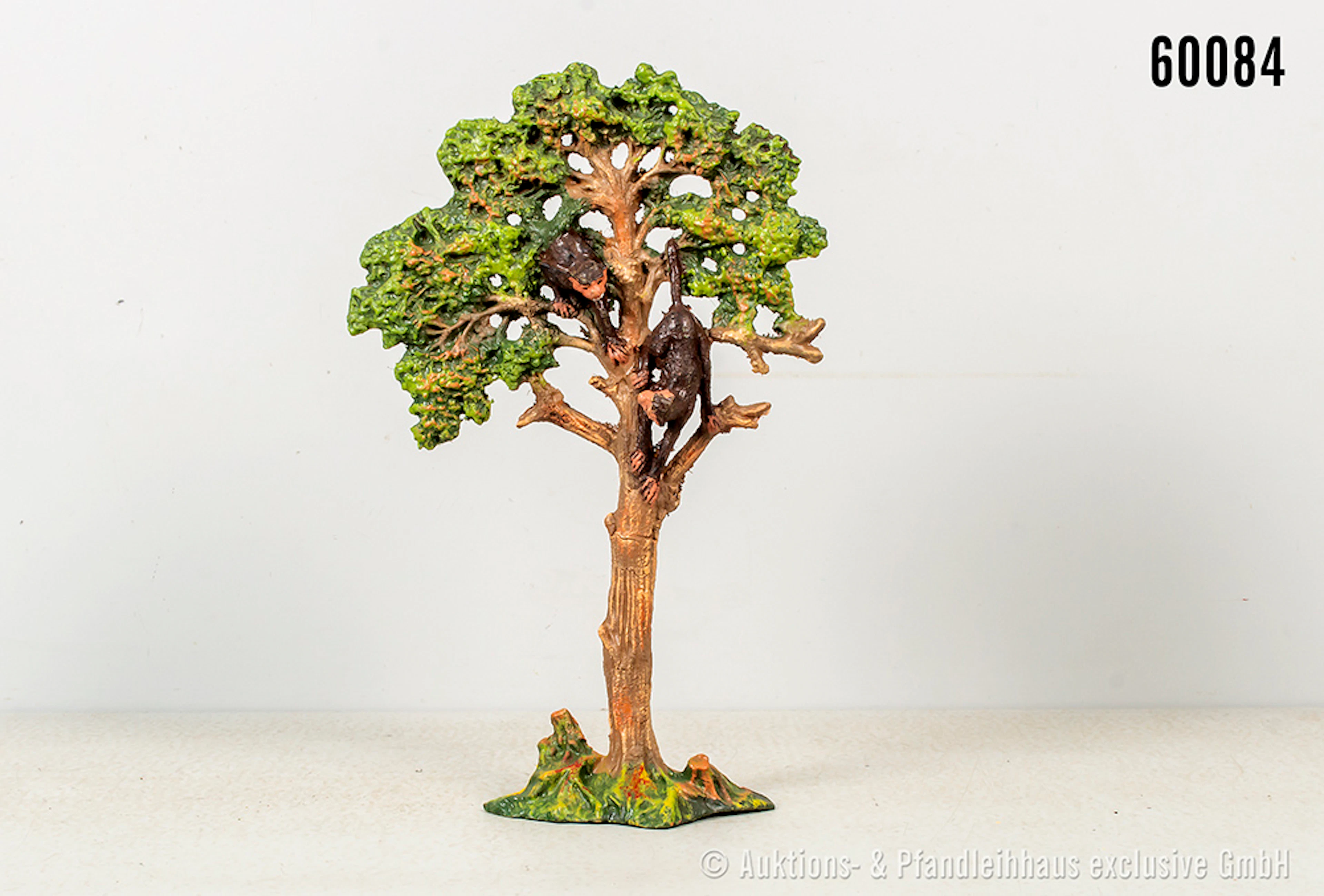 Elastolin Affenbaum, Masse, H ca. 18 cm, Z 1-2, Originalstück ?