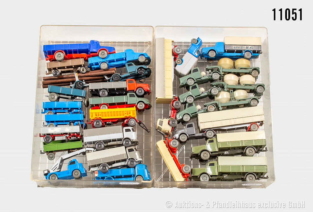 Wiking H0 Modellautos, Lkw, teils unverglast, Z 3