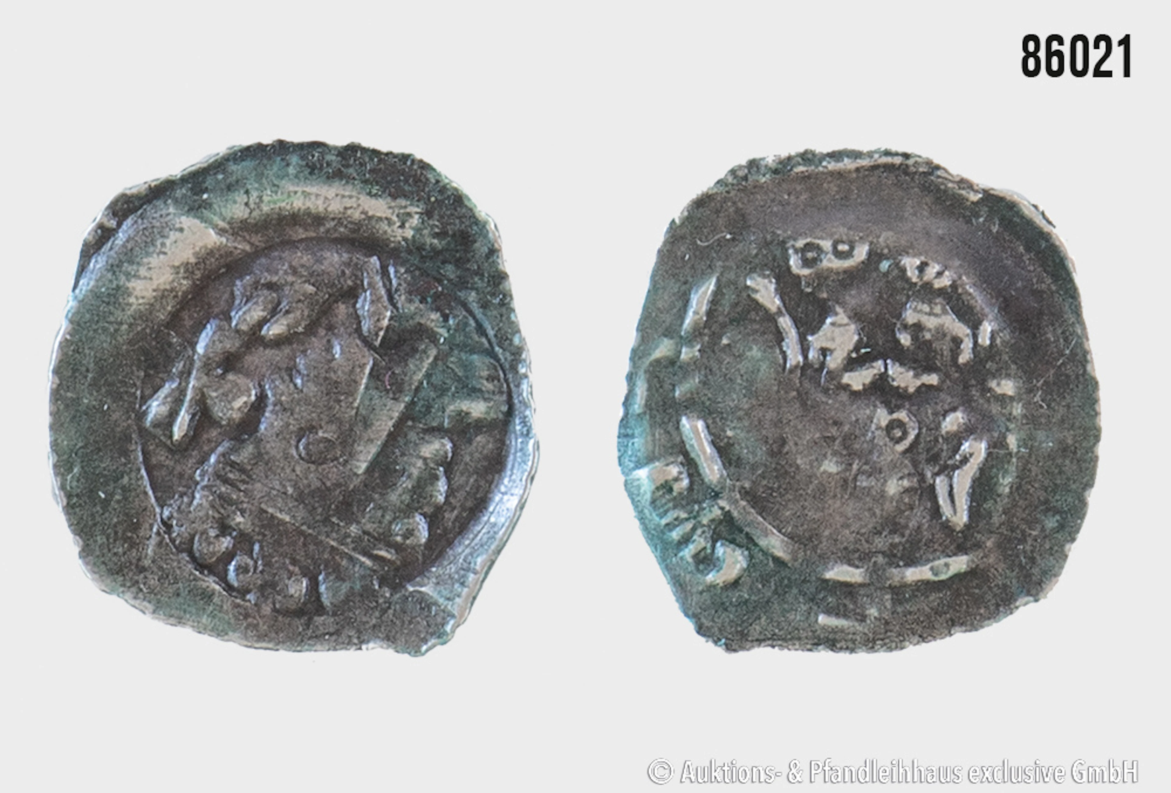 Nürnberg Brakteat (Pfennig o.J.) 13 Jahrhundert vermutlich Friedrich
