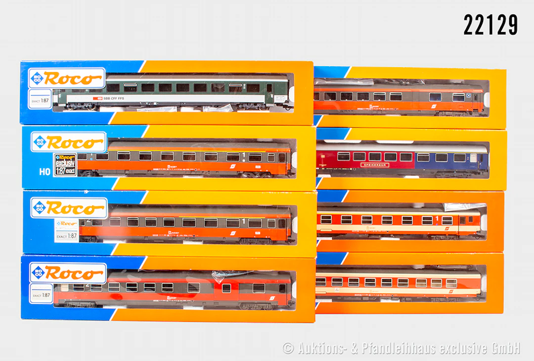 Roco H0: Reisezugwagen, ÖBB, Z 1-2, OVP