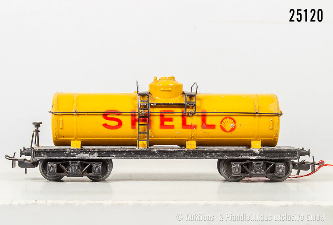 Märklin H0: 334S Typ 2, Großkesselwagen "Shell", Zinkdruckguss, mit