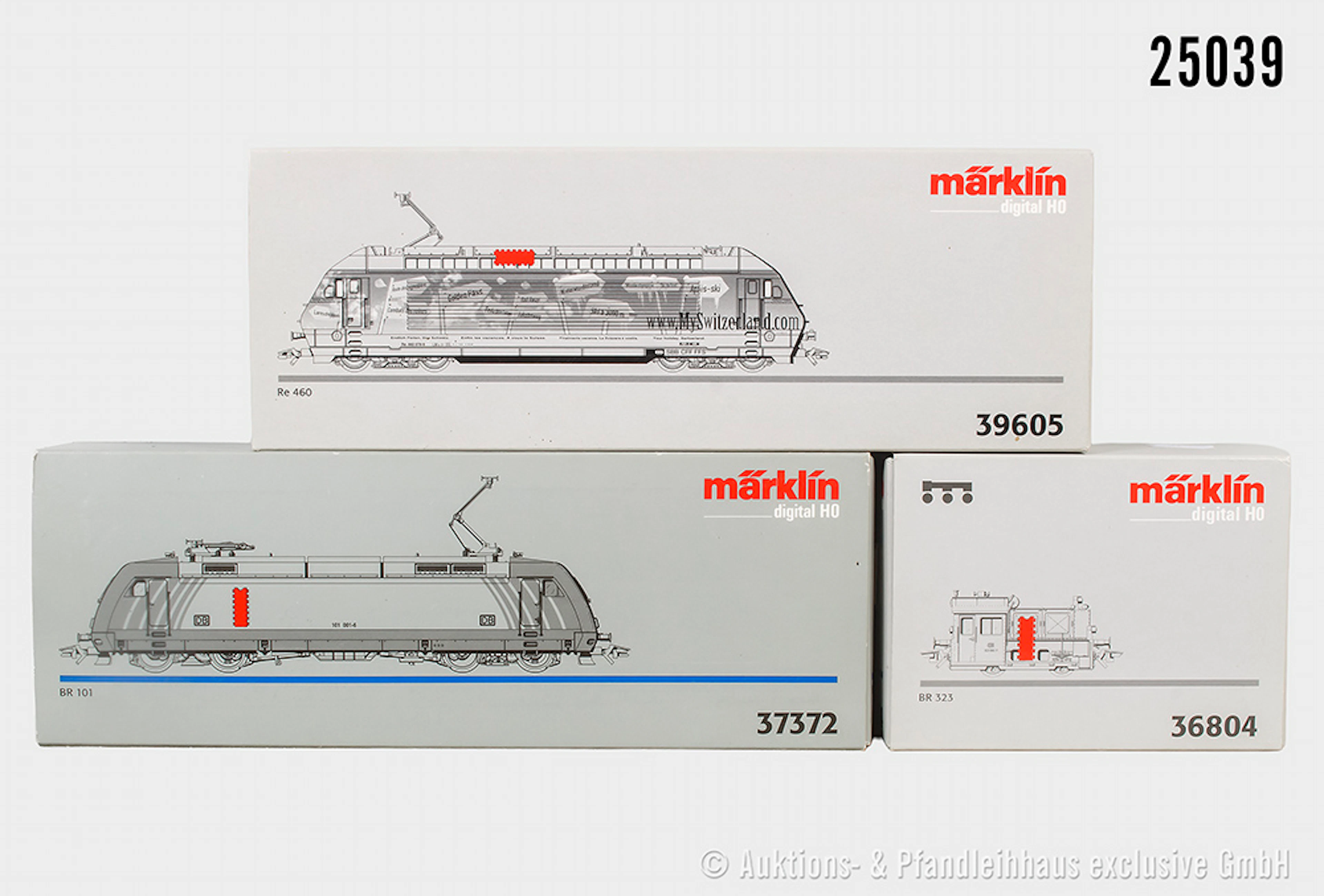 Märklin digital H0: 39605 E-Lok, SBB, BN 460 078-9 & 37372 E-Lok