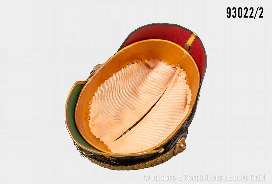 Preußen, Pickelhaube für Generale, komplett mit Emblem, keine Doppellöcher