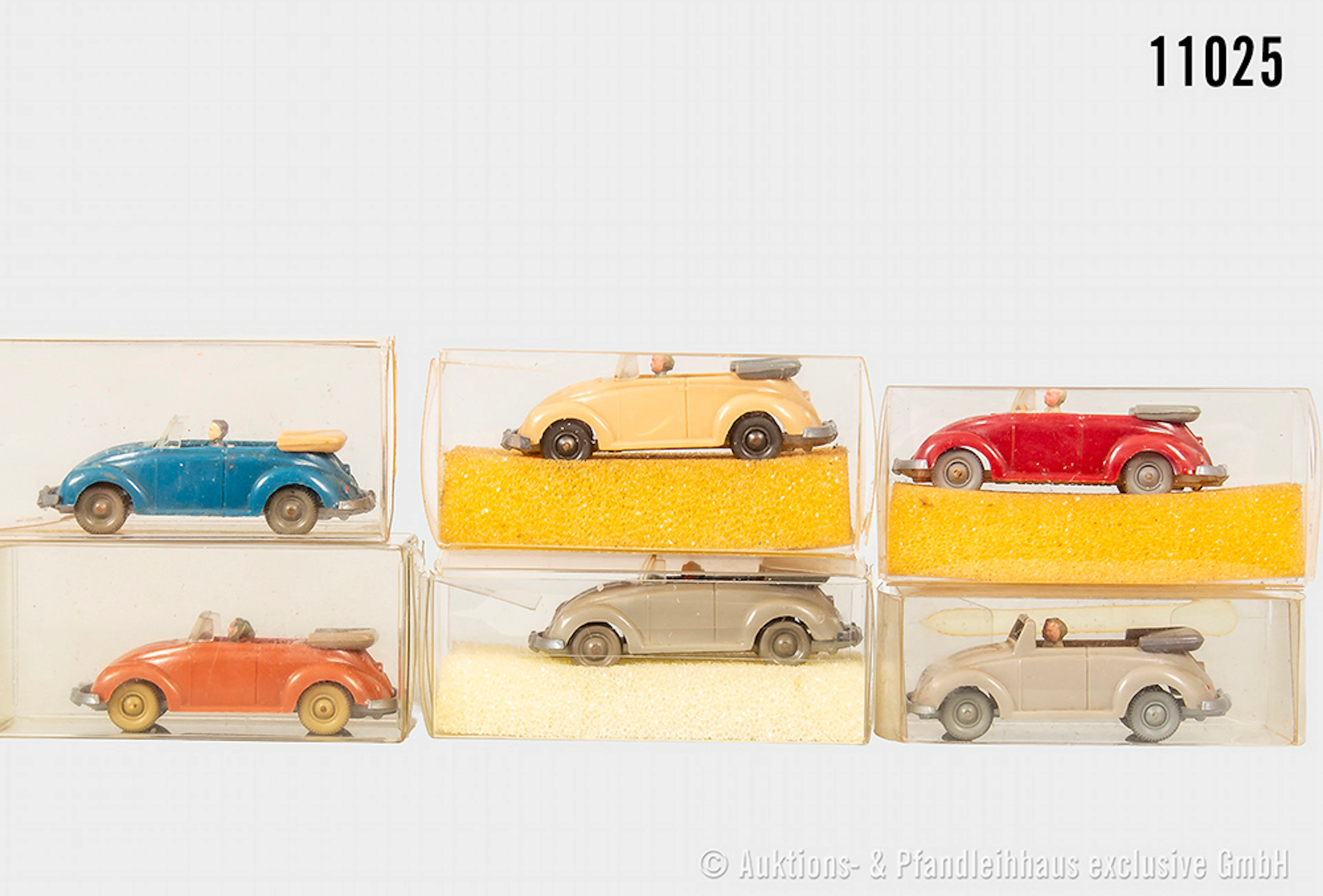 Wiking H0 Modellfahrzeuge, VW Cabrio, Z 1-3