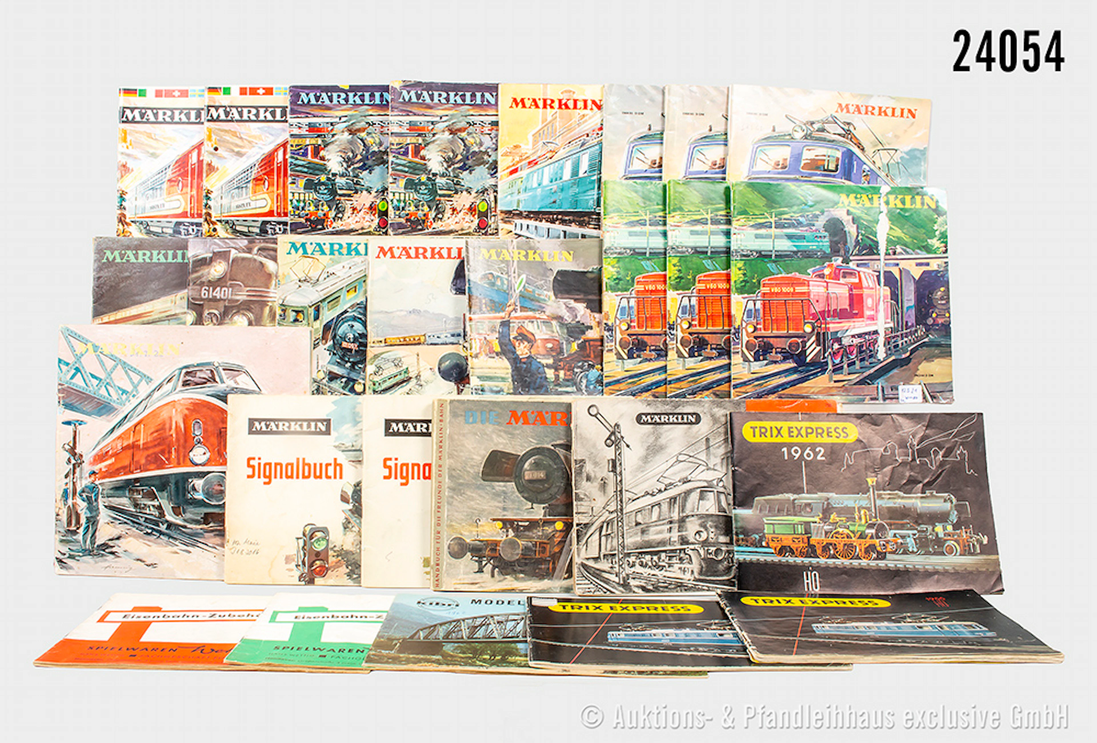 Alte Neuheiten-Kataloge Märklin: 2x 1949, 1950/51/52/53/54/56/57/58