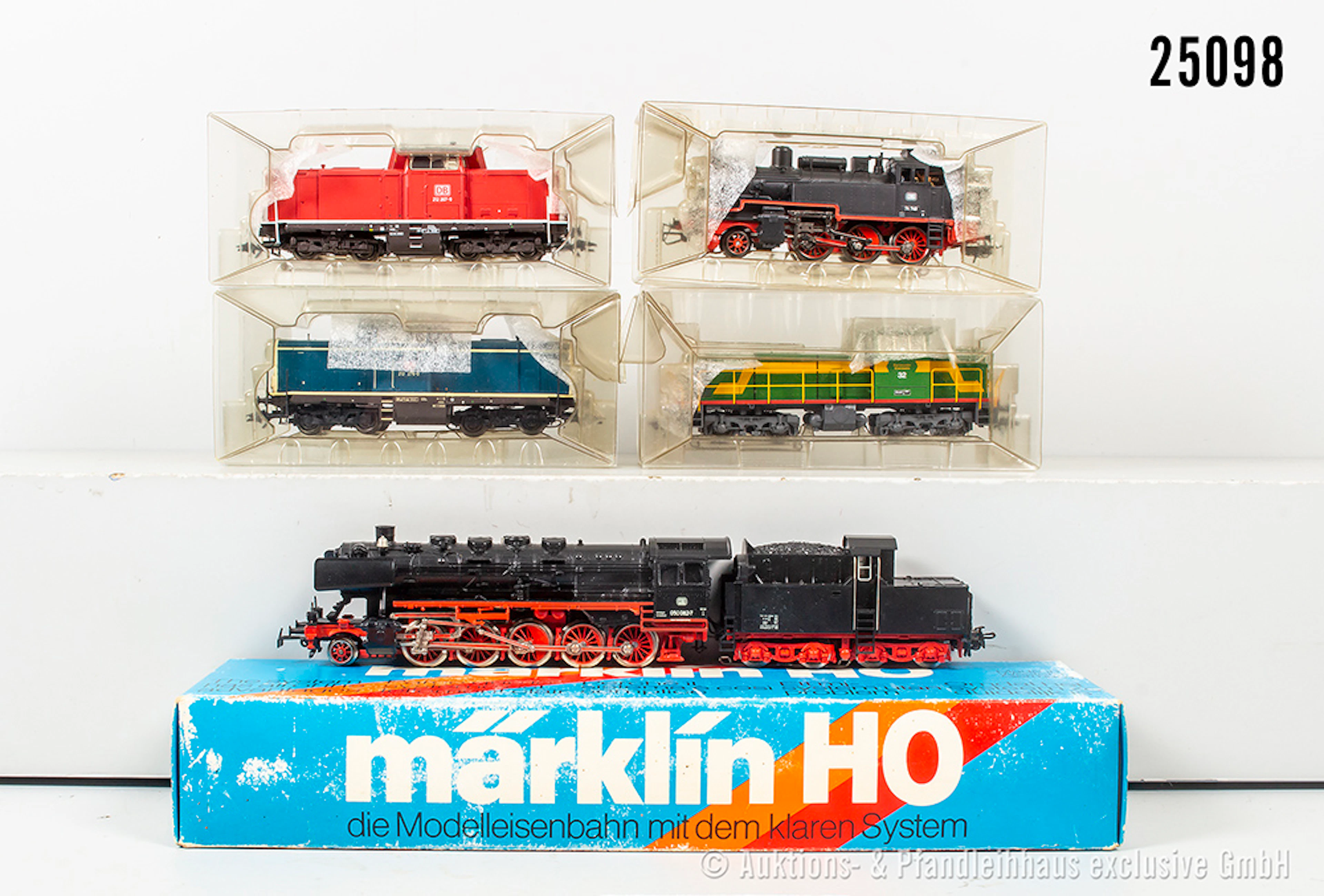 Märklin H0: 3084 Dampflok, DB, BN 050 082-7 & Dampflok, DB, BN 74