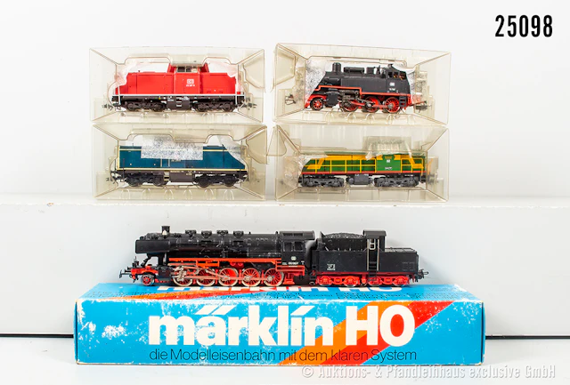 Märklin H0: 3084 Dampflok, DB, BN 050 082-7 & Dampflok, DB, BN 74