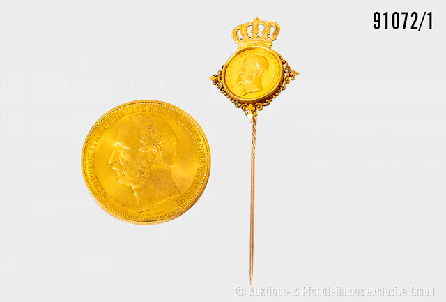 Konv. Patriotische Anstecknadel "Albert Prinz von Preußen", Breite