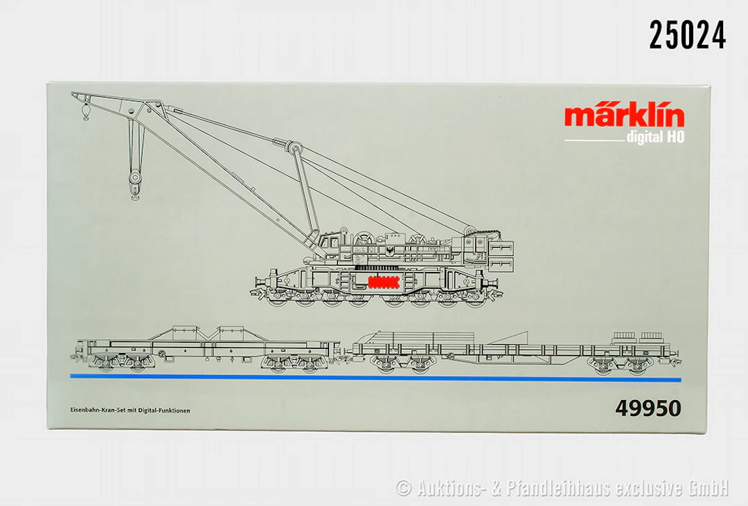 Märklin digital H0: 49950 Kran-Set, DB, Z 0-1, OVP