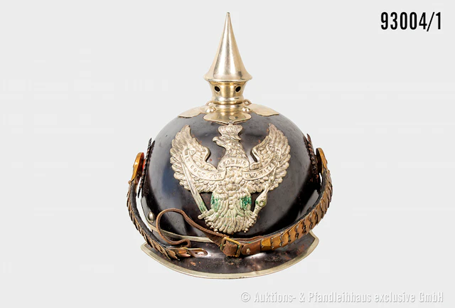 Preußen, Pickelhaube für Einjährig-Freiwillige der Jäger zu Pferde