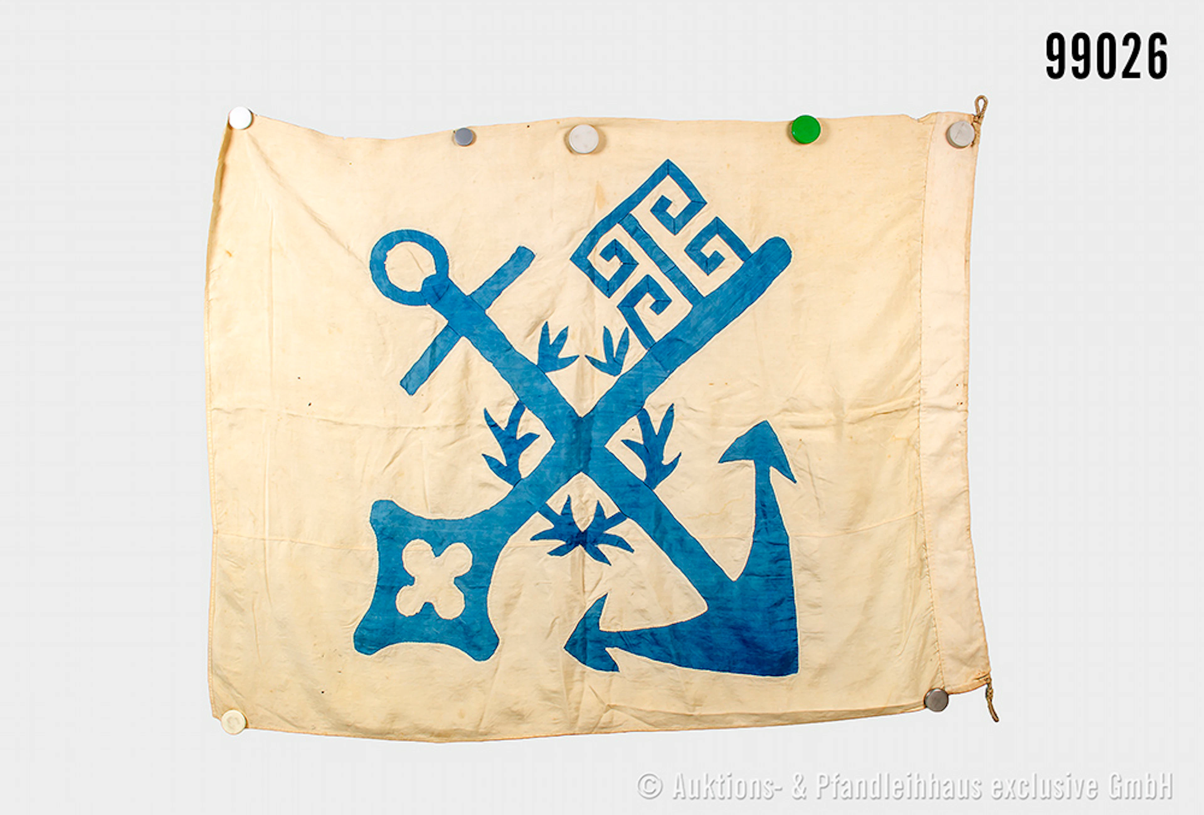 Fahne Norddeutscher Lloyd, um 1925, ca. 104 x 78 cm, guter Zustand
