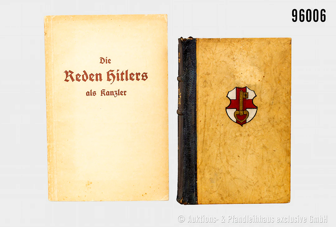 Adolf Hitler "Mein Kampf", Halbleder Kriegsausgabe von 1941, Titel
