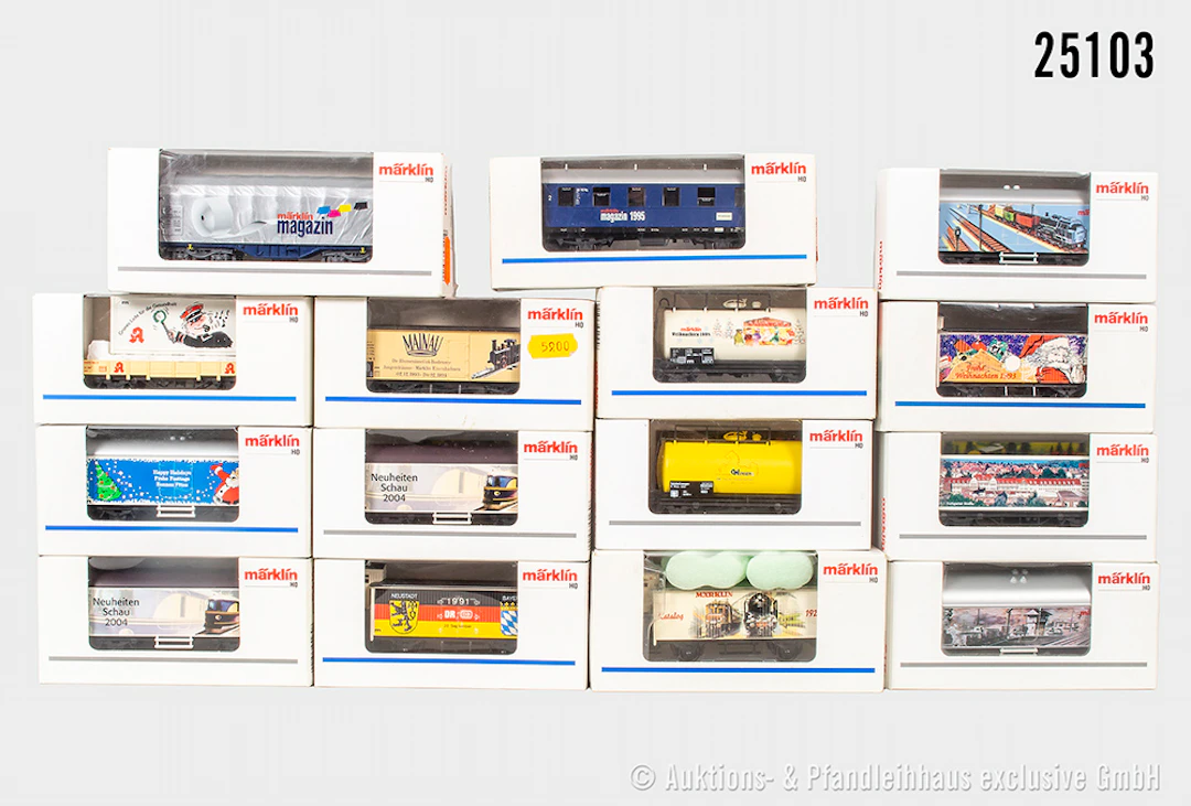 Märklin H0 Güterwagen: 4680.900, 31968, 94230, 47291, 84235, 44220