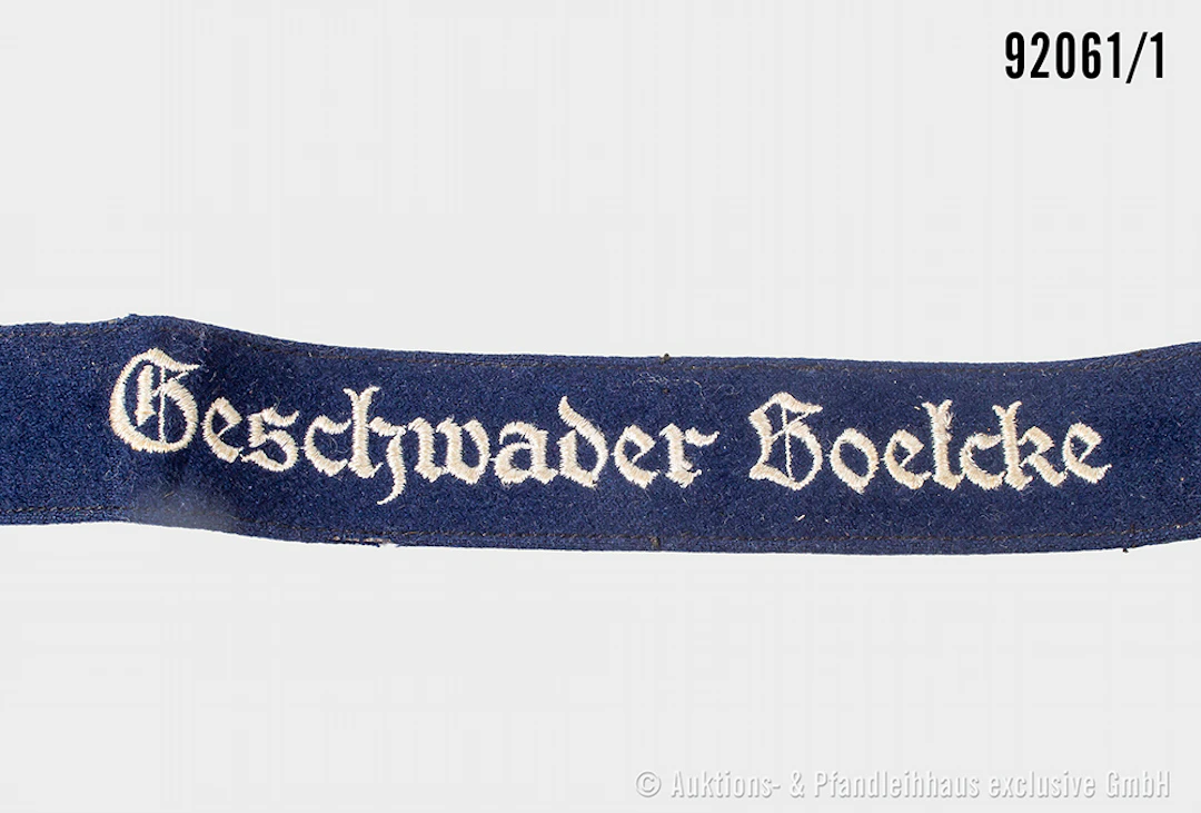 Ärmelband für Mannschaften "Geschwader Boelcke", L ca. 42 cm, guter