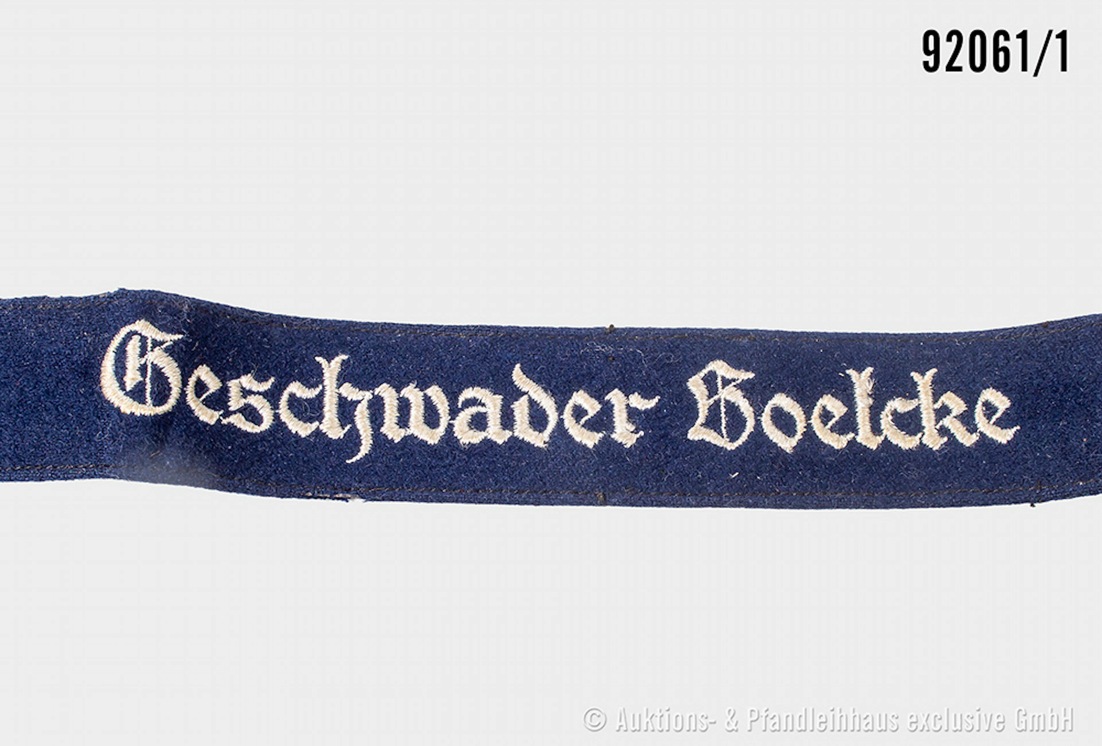 Ärmelband für Mannschaften "Geschwader Boelcke", L ca. 42 cm, guter