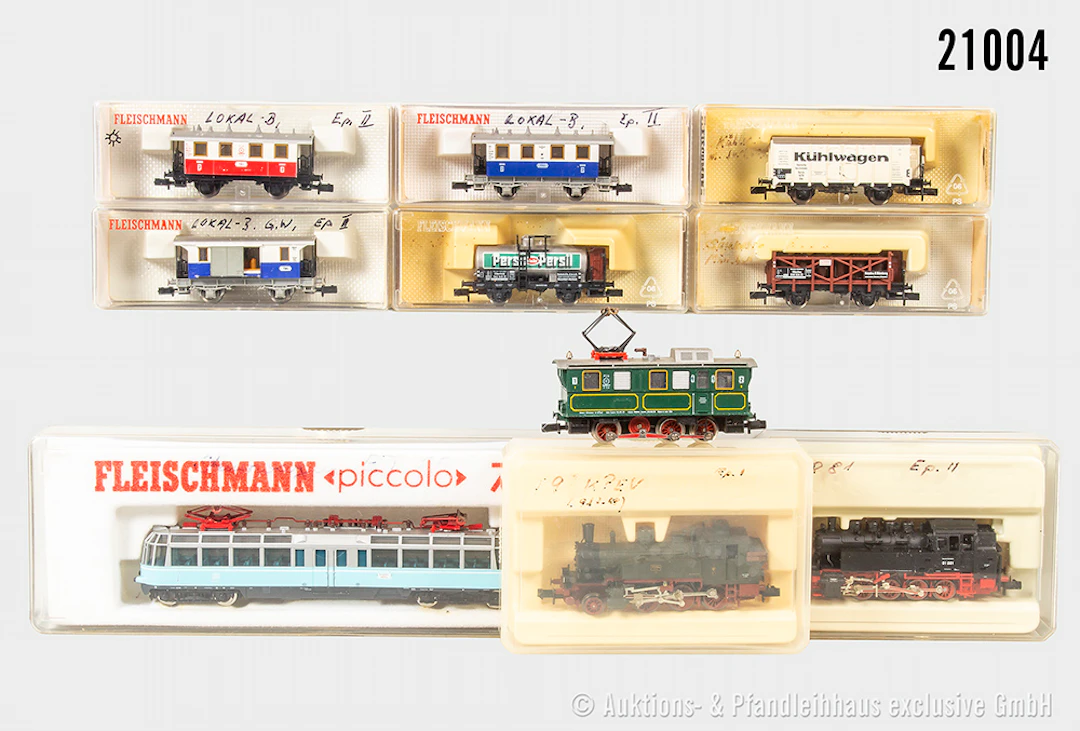 Fleischmann Spur N Personenzug: 7410 E-Aussichtstriebwagen, DB, BN