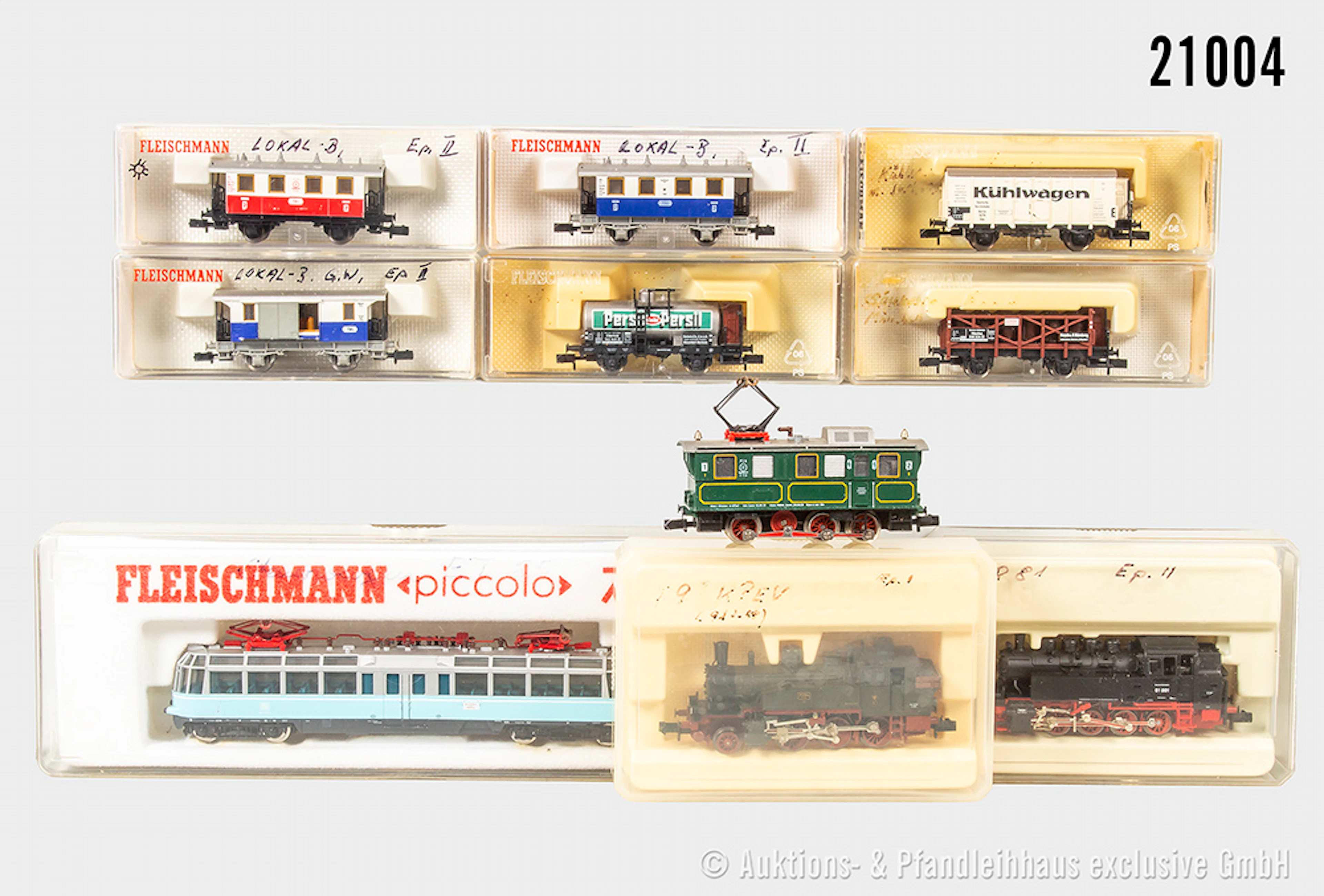 Fleischmann Spur N Personenzug: 7410 E-Aussichtstriebwagen, DB, BN