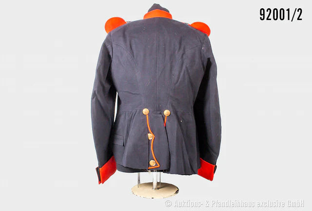 Preußen, Uniformrock, Oberleutnant a.D. der Infanterie, komplett mit