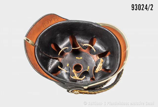 Preußen, Pickelhaube für Mannschaften der Garde Pioniere, komplett