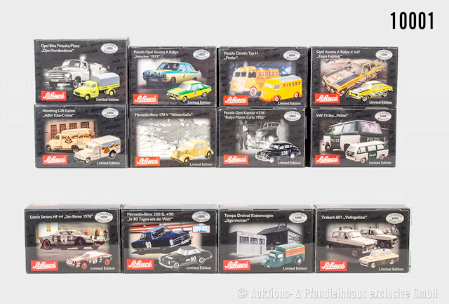 Schuco Piccolo Modellautos, limited Edition 1000, Metall, 1:90, Z 0, OVP
