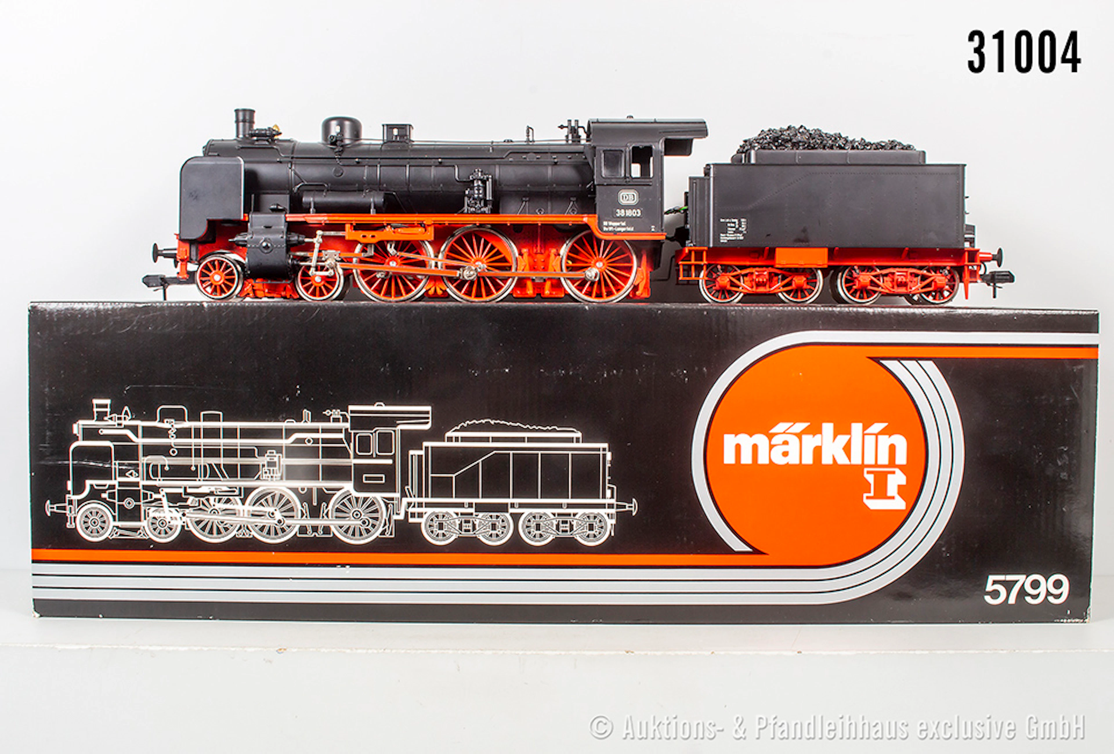 Märklin digital Spur 1: 5799 Dampflok, DB, BN 3818 03, Rauchsatz