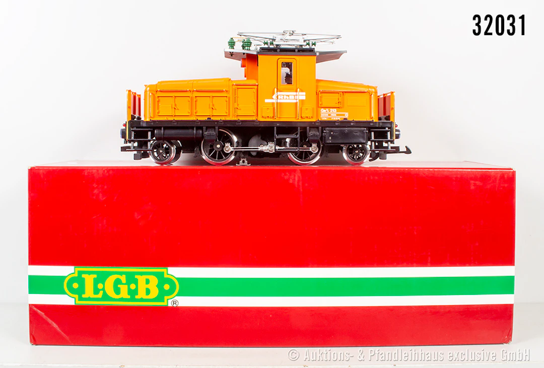 LGB Spur 2m: 2044 E-Lok Ge 2/4, RhB, BN 213, orange, Z 0-1, OVP