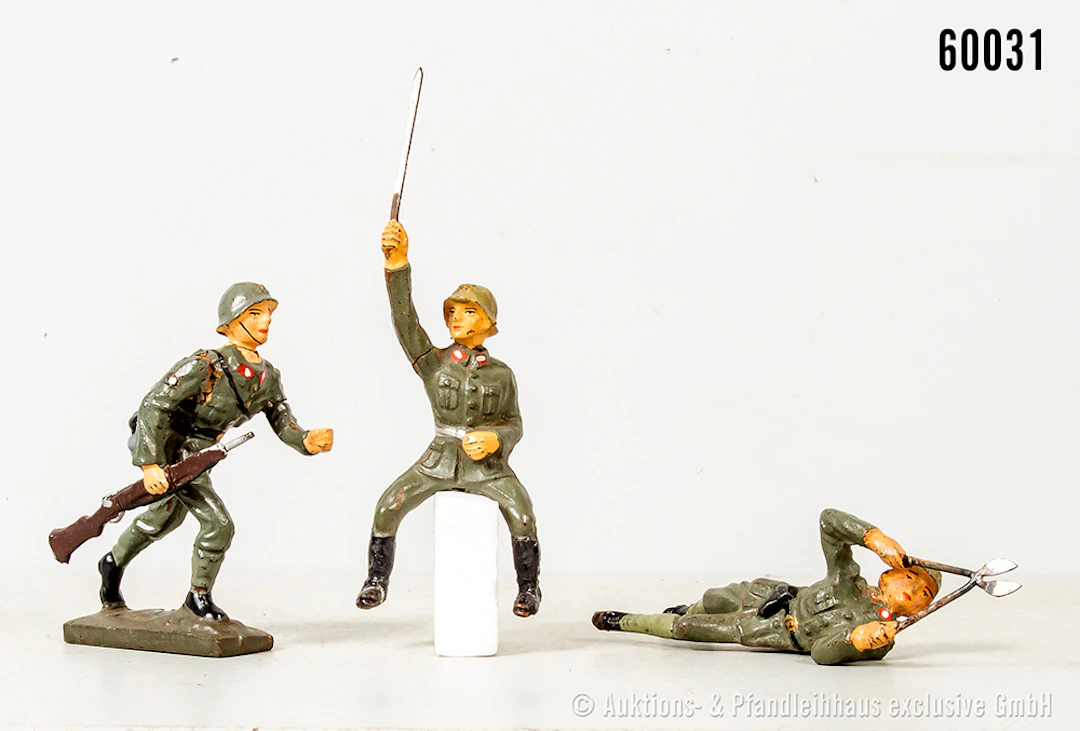 Lineol italienische Figuren, Varianten, Masse, 7 cm, Z 1