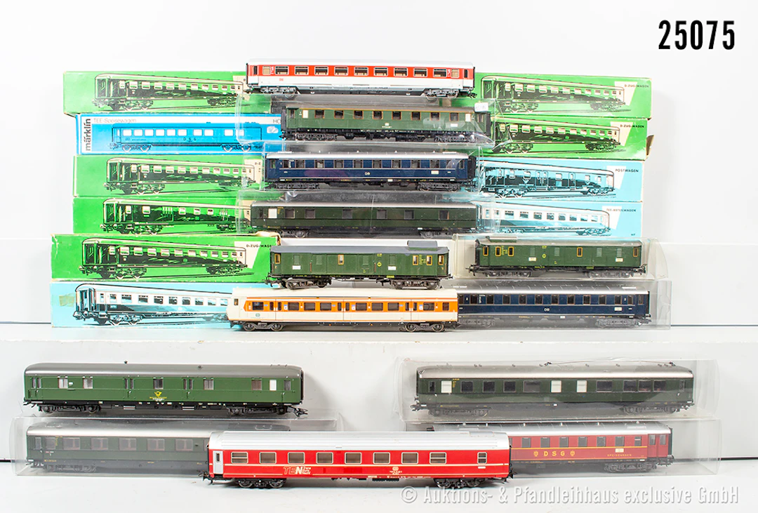 Märklin H0 Reisezugwagen, DB/DRG: u.a. 4026, 3x 4027, 4087, 4047