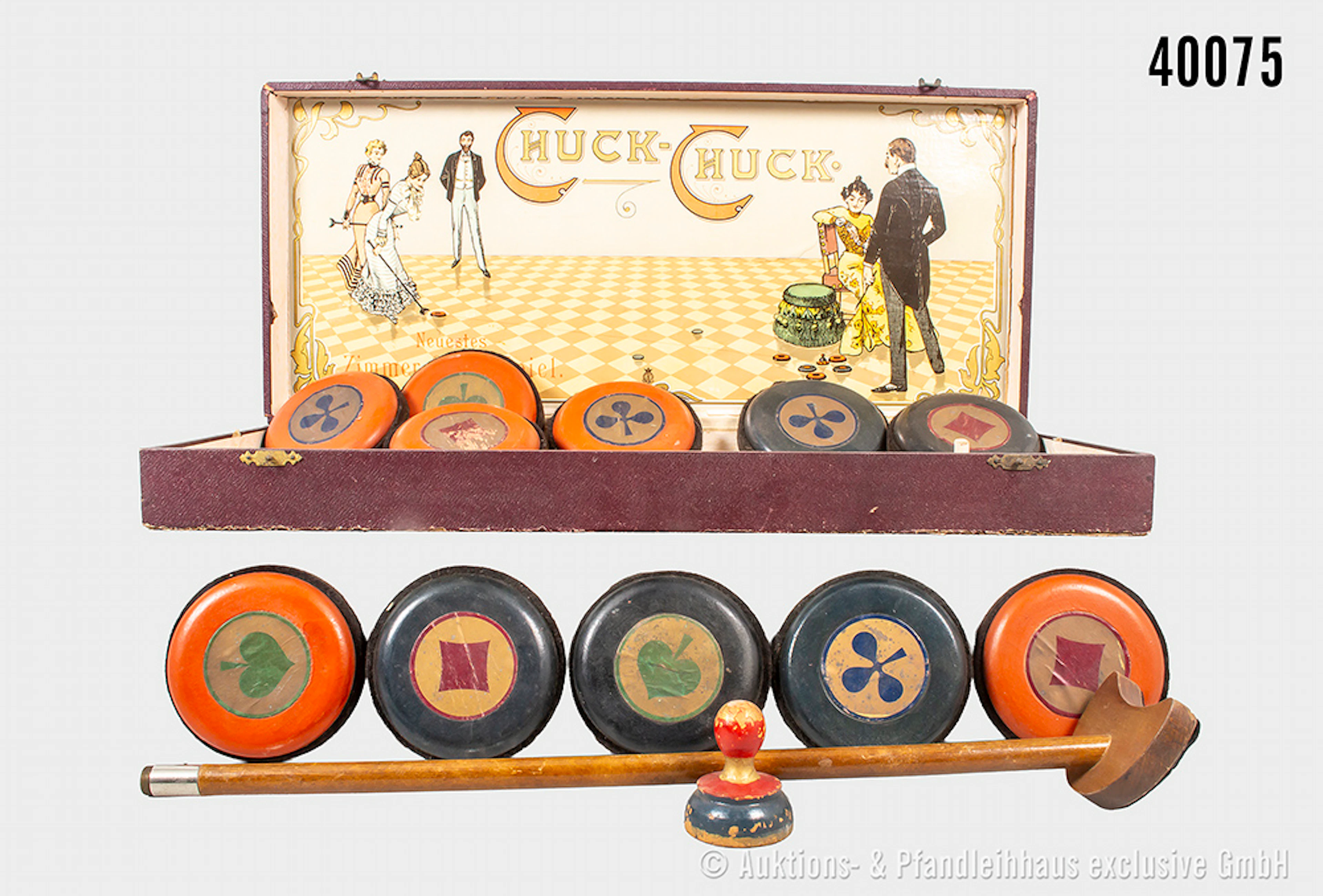 Chuck-Chuck neuestes Zimmer-Sport-Spiel, Crocket-Spiel,, 2 Schläger