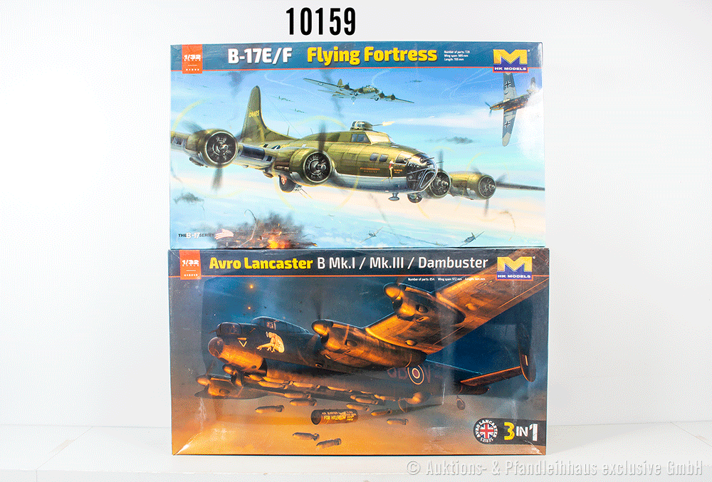 HK Models Militärflugzeug-Bausätze, 01E05 B-17E/F Flying Fortress