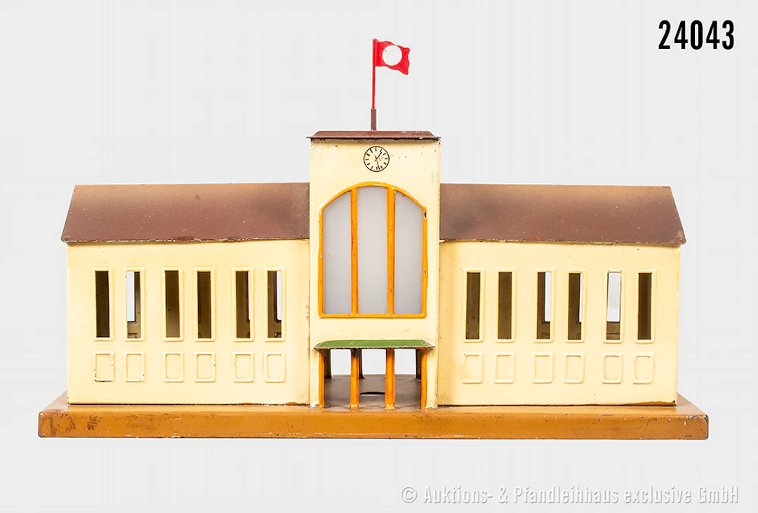 Märklin H0: 416.2 Großstadt-Bahnhof, Spur H0, HL, mit Original HK-Fahne