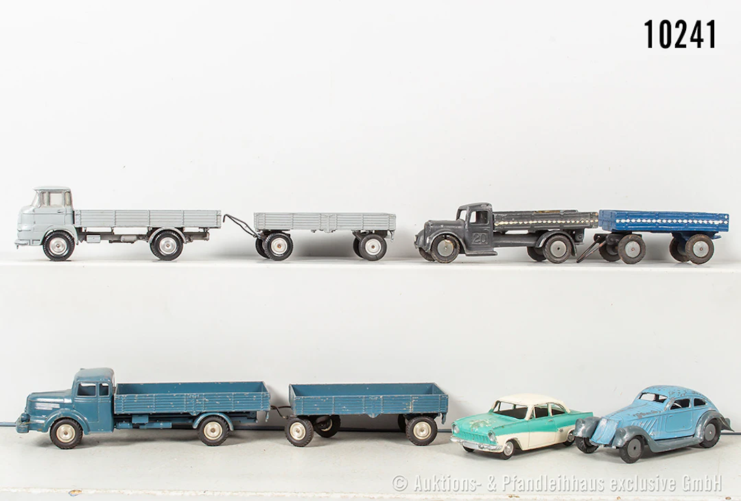 Märklin Modellfahrzeuge, dabei 5521/20 und 5521/21 Lastwagen mit Anhänger