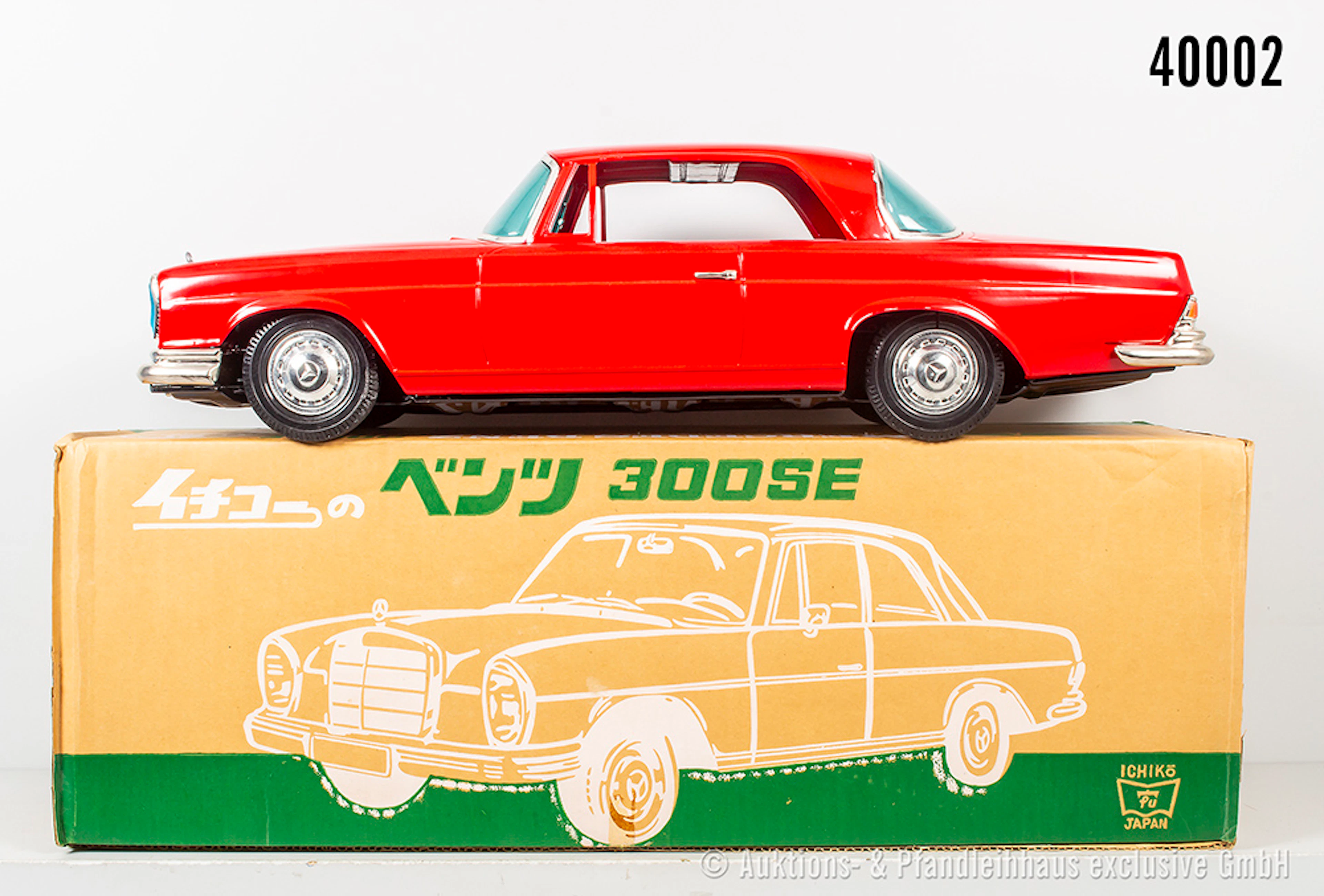 Ichiko, Mercedes Benz 300 SE, Japan, Blech, L 60 cm, Z 0-1, OVP
