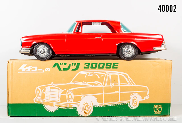 Ichiko, Mercedes Benz 300 SE, Japan, Blech, L 60 cm, Z 0-1, OVP