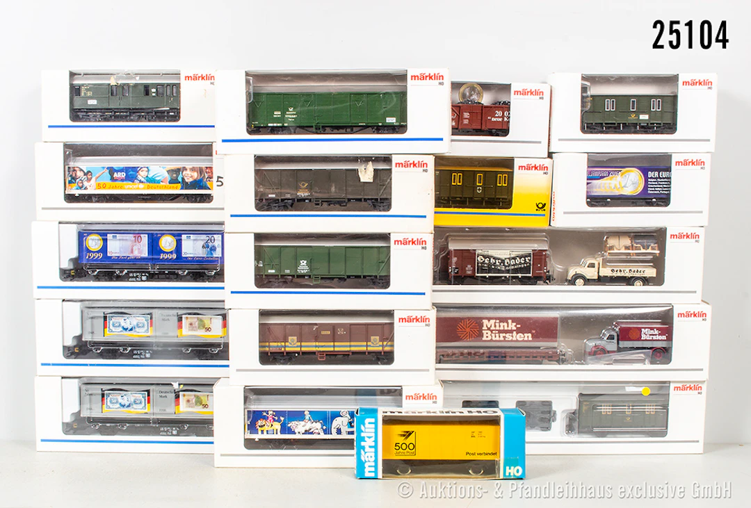 Märklin H0 Güterwagenpackungen: 48112, 48111, 45071, 84419, 94102