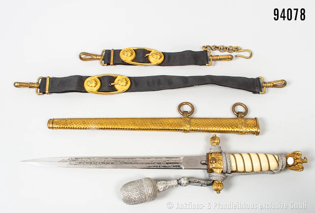 Offiziersdolch der Kriegsmarine, Hersteller "F. W. Höller Solingen"