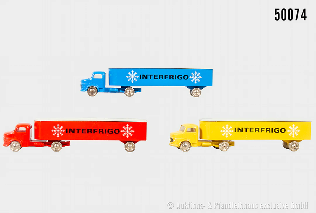 Lego H0 Modellautos, Mercedes "Interfrigo", verschiedene Ausführung