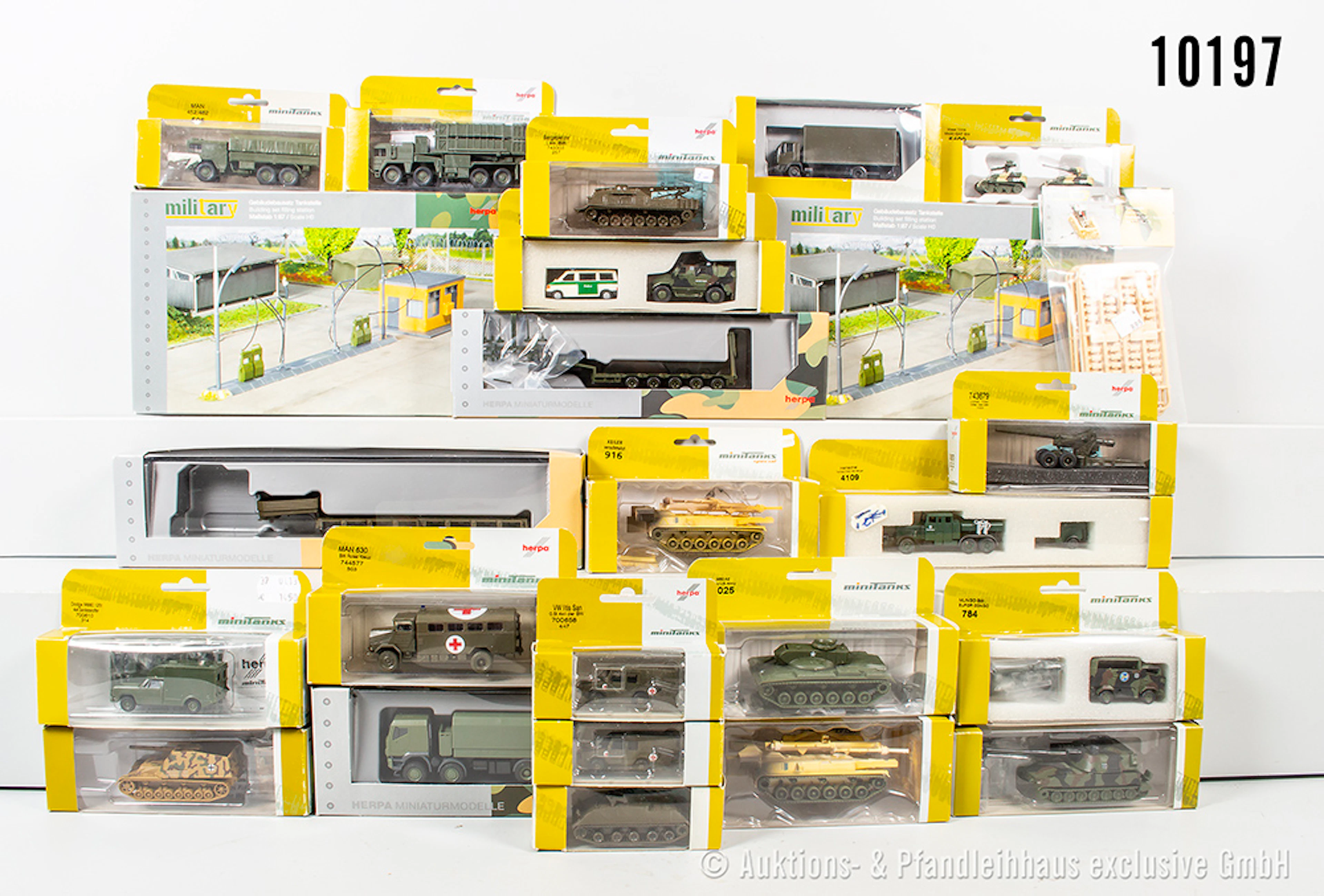 Herpa Minitanks Militärfahrzeuge, Zubehör und Bausätze (auf Vollständigkeit