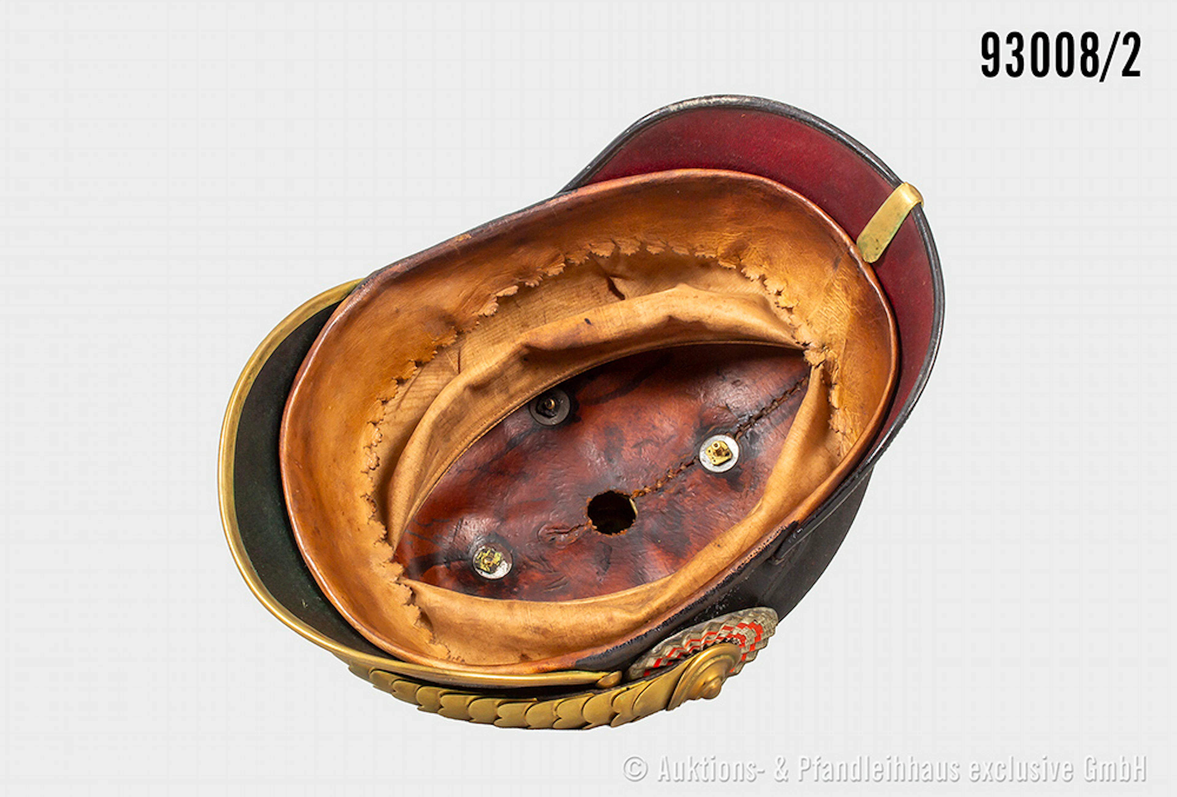 Hessen-Darmstadt, Pickelhaube für Reserveoffiziere der Infanterie