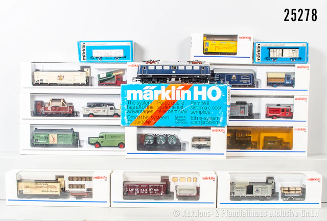 Märklin H0: 3039 E-Lok, DB, BN 110 2344-2 & Museumswagen 1990/91/93/94/96/97/98/