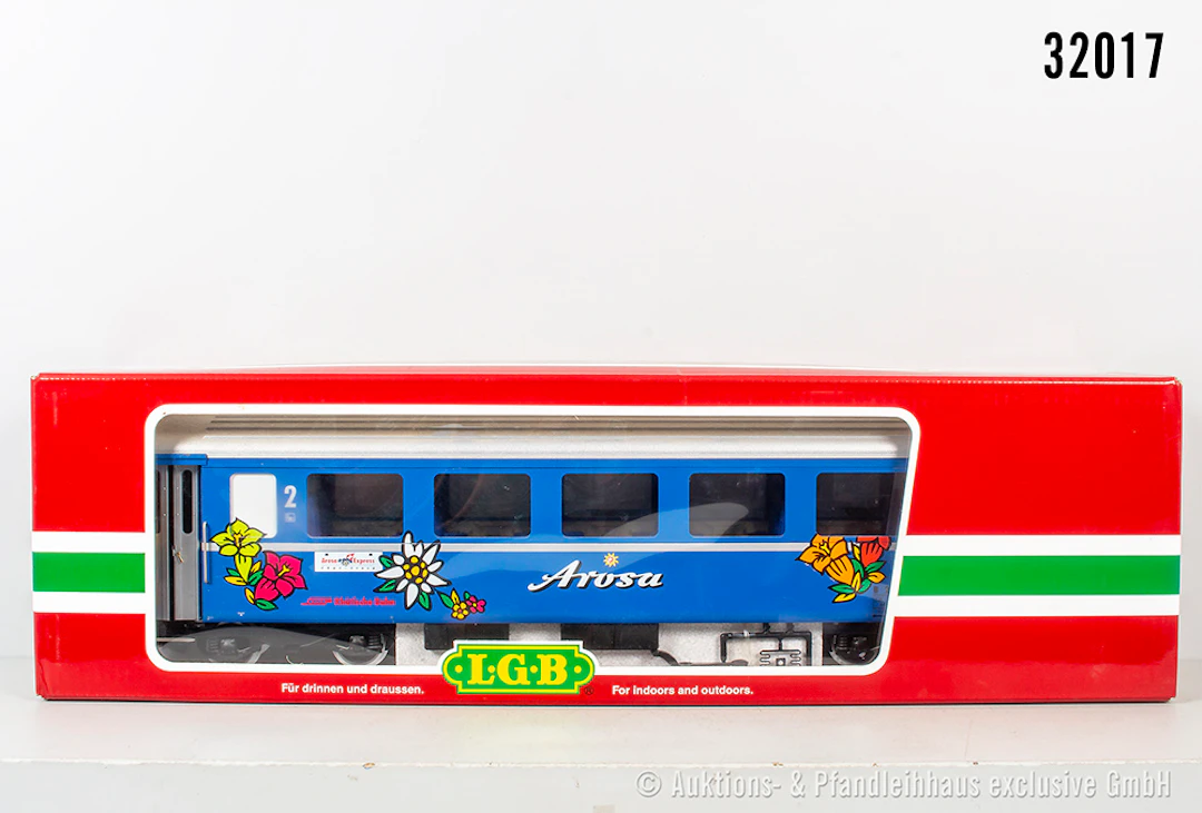 LGB Spur 2m: 37670 Personenwagen, RhB "Arosa", Z 2, OVP