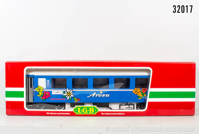 LGB Spur 2m: 37670 Personenwagen, RhB "Arosa", Z 2, OVP