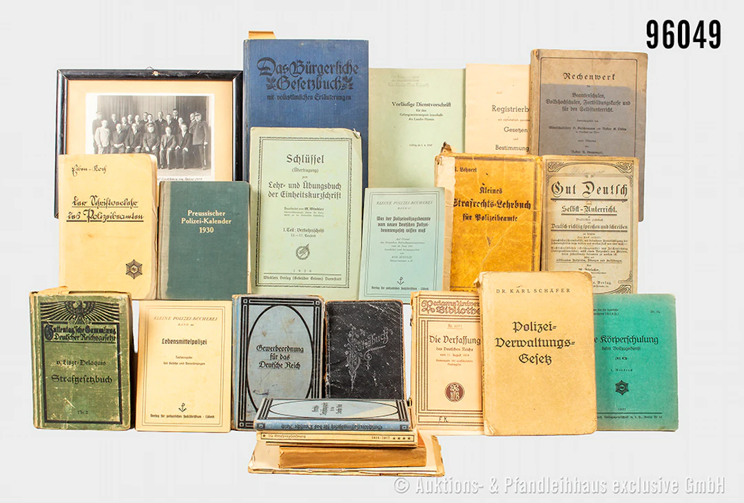 Konv. 20 Dienstvorschriften und Gesetze der Preußischen Polizei, von
