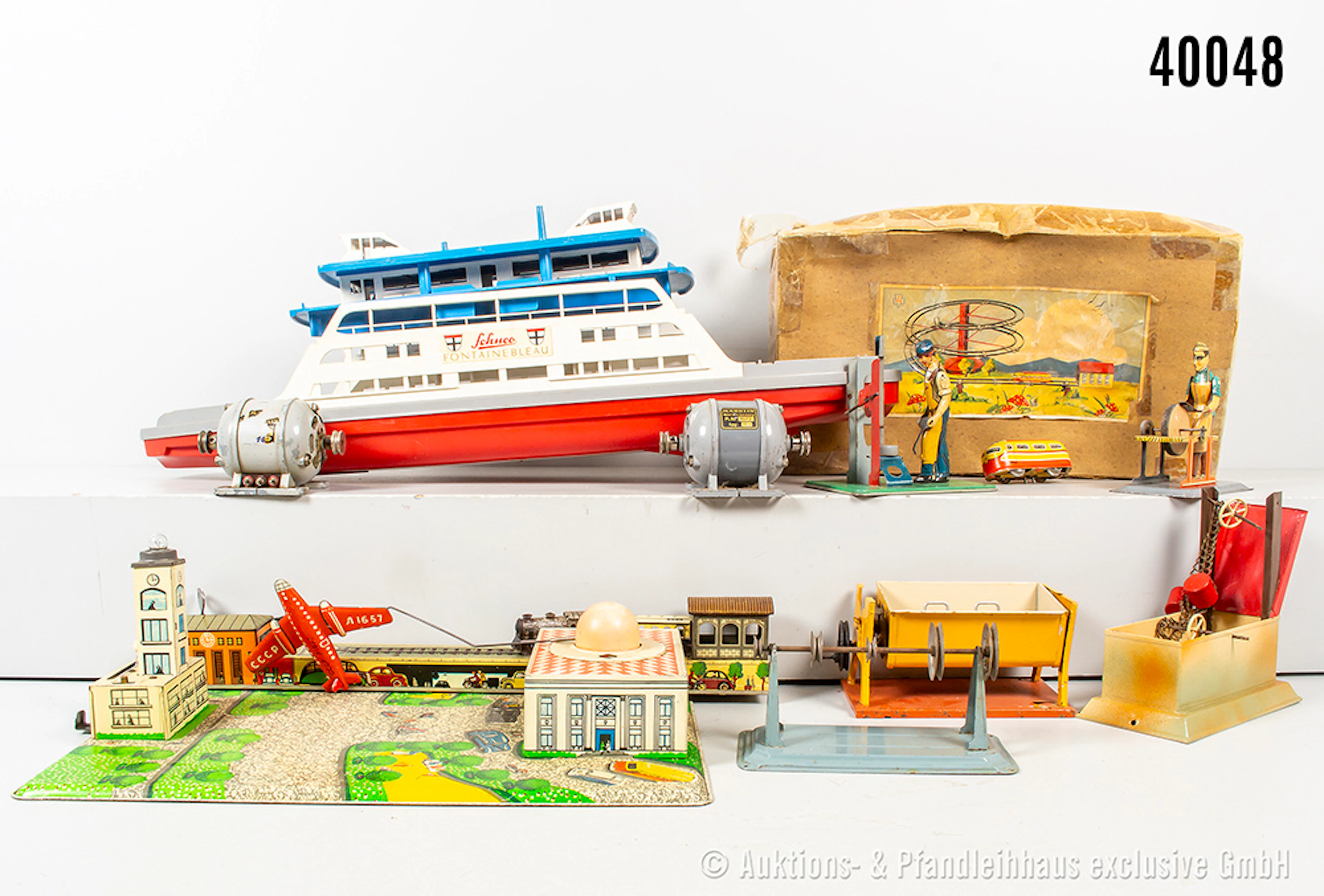 Konv. Spielzeug, dabei 2x Märklin Elektromotor, Russisches Spielzeug