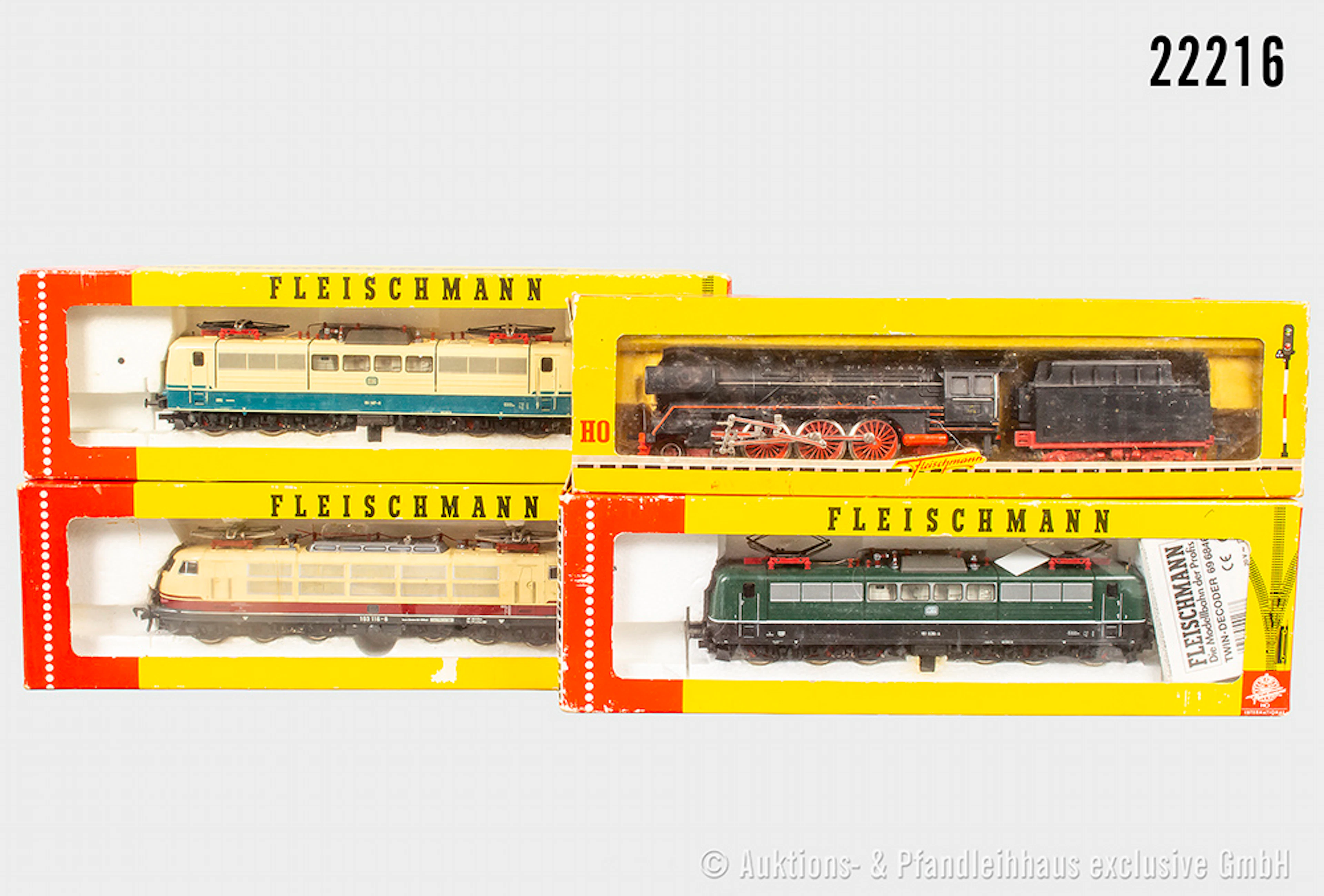 Fleischmann H0: 3x E-Lok, DB: 4380, BN 151 030-4 142-6 & 4381, BN
