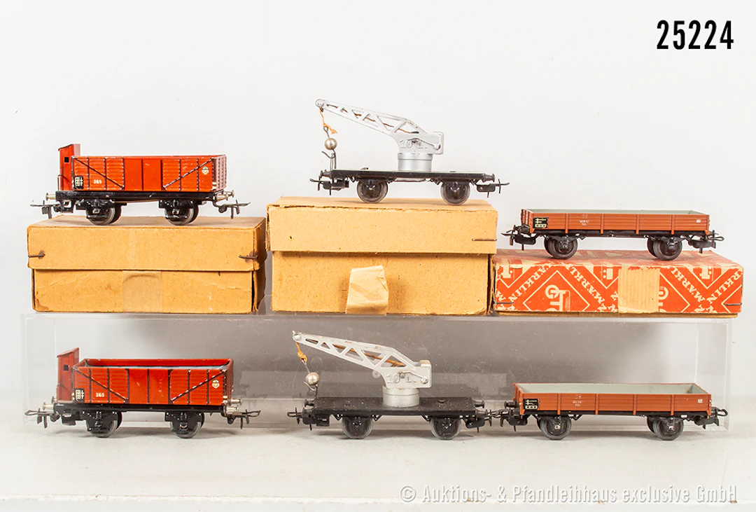 3x Märklin H0, Doppelpack: 371 Typ 6, 305, 366 Typ 11, Z 1-2, OVP