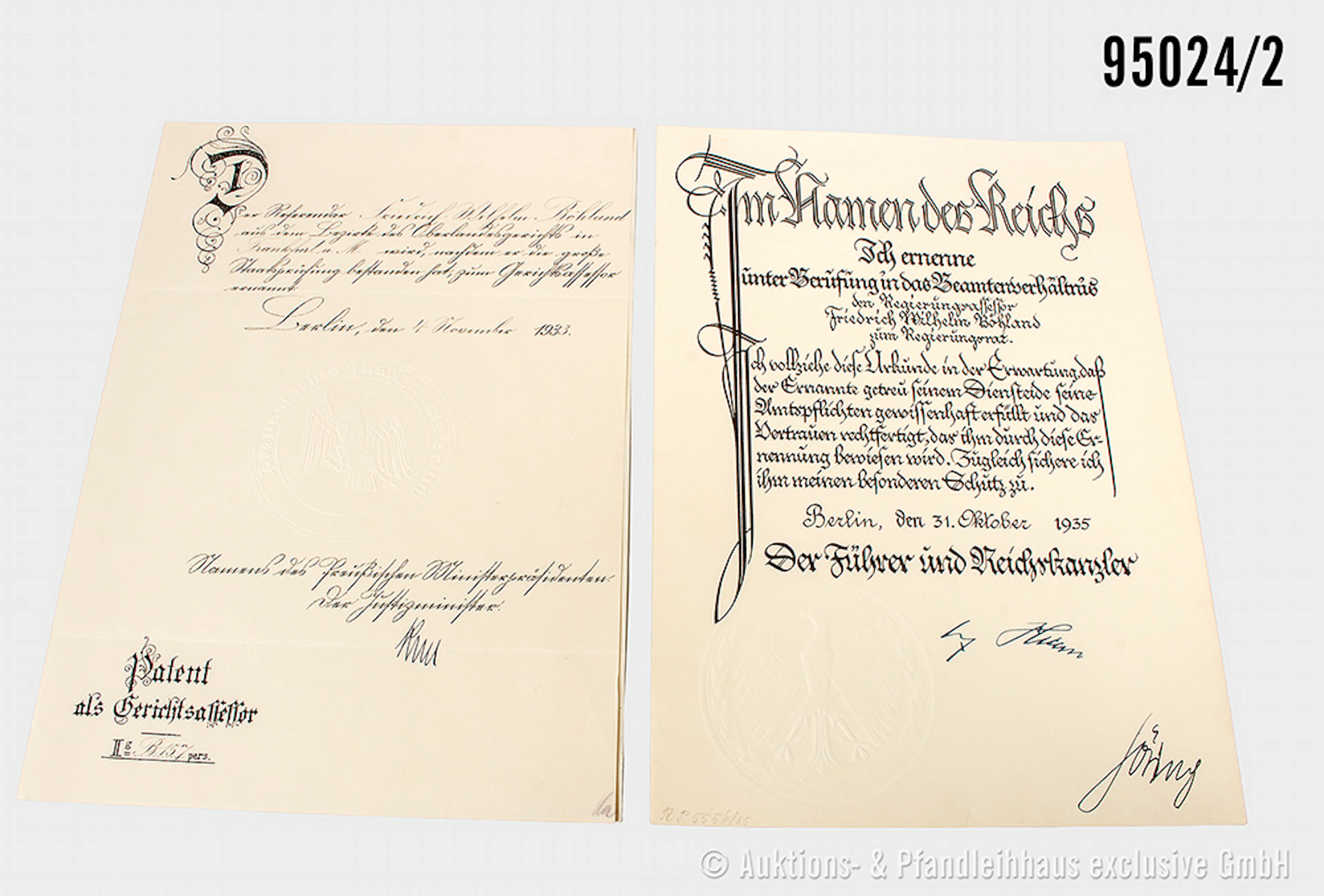 Dokumentennachlass des Vizekonsul Friedrich Wilhelm Böhland in Posen