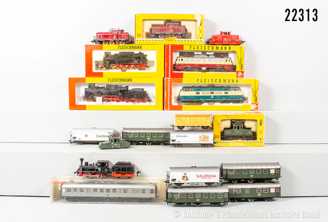 Fleischmann H0: 4300 E-Lok, DB, BN E69 02 & 4335 E-Lok, DB, BR 112
