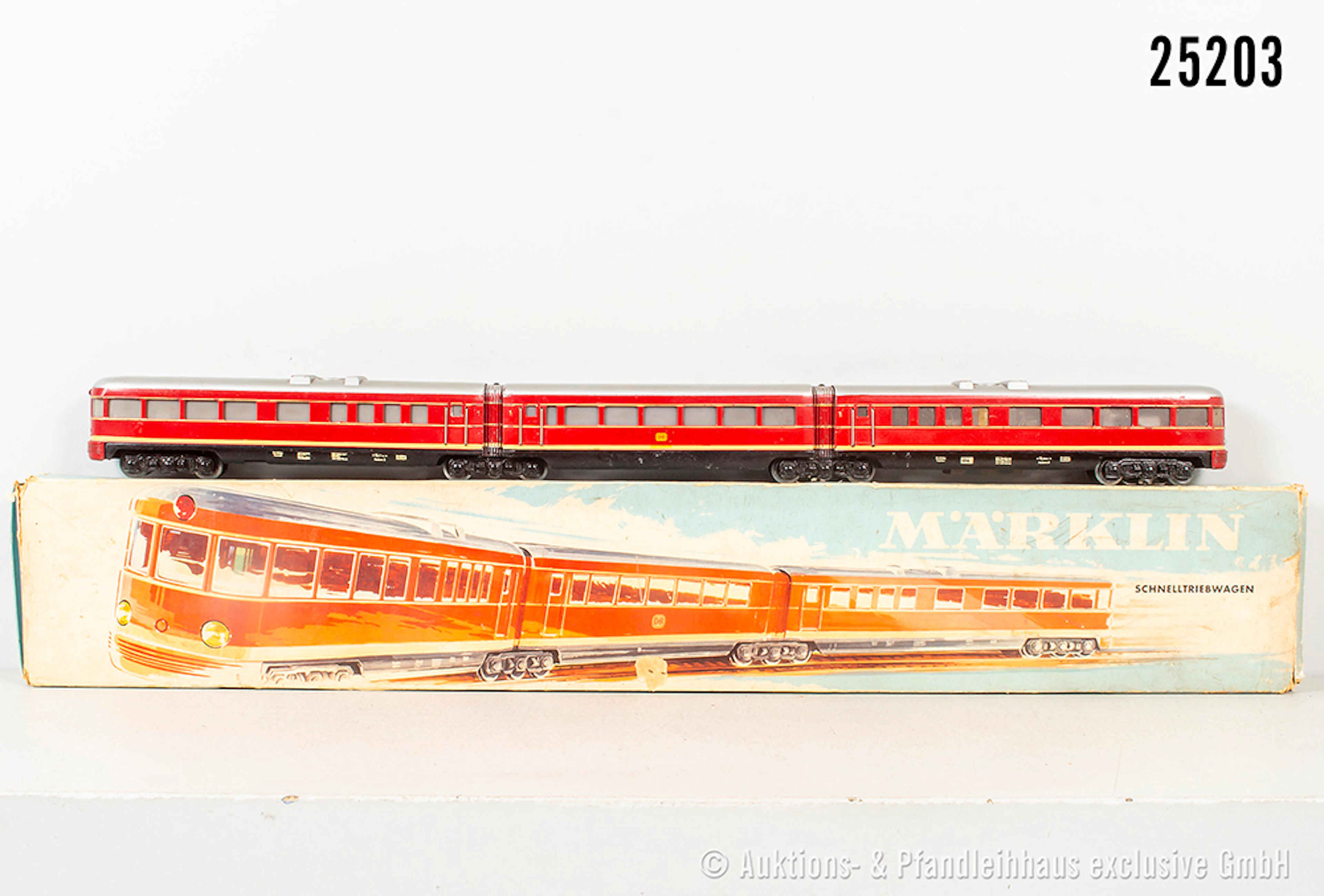 Märklin H0: 3025 Typ 2, 3tlg. E-Triebzug, Anleitung, Z 2, OVP